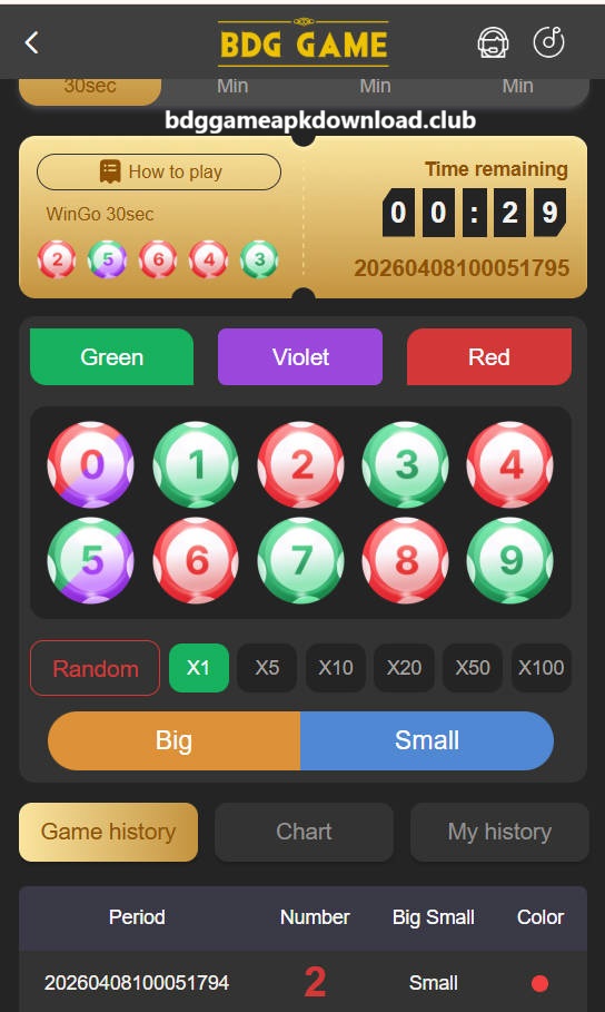 BDG Game screenshot — Win Go rewards